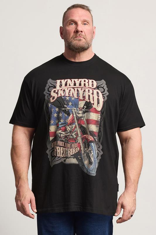  BadRhino Big & Tall Black Extra Long Lynyrd Skynyrd Bike Graphic T-Shirt