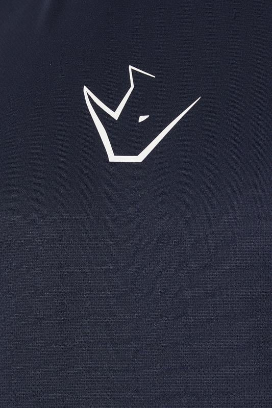 IronRhino Big & Tall Navy Blue Branded Performance T-Shirt | BadRhino 7