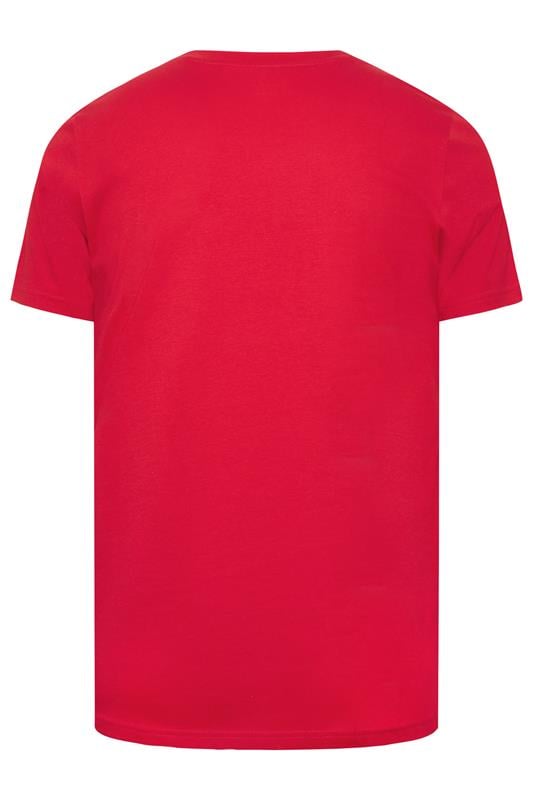 BadRhino Big & Tall Red England Crest T-Shirt | BadRhino 8