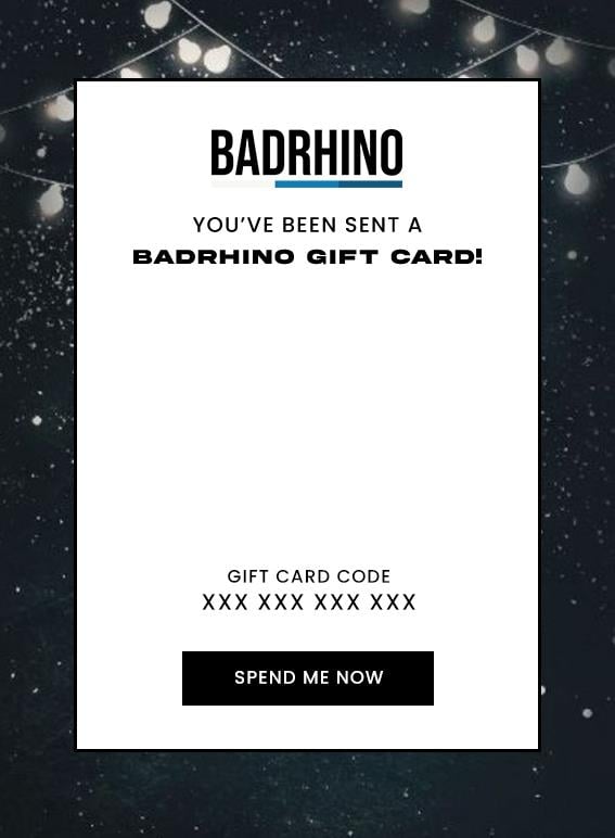 Men's  BadRhino £10 - £150 Online Gift Card Lights