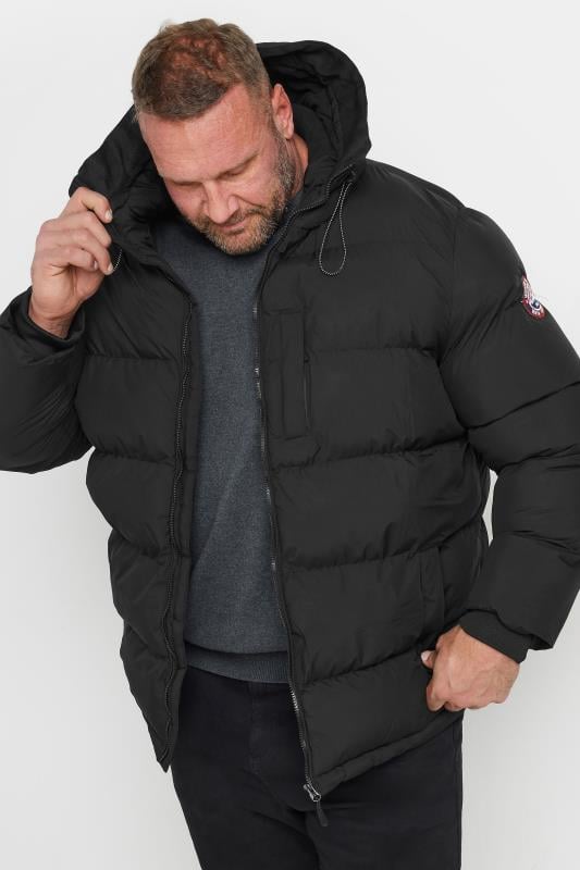 Mens fleece lined puffer jacket online