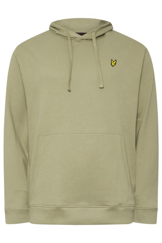 LYLE & SCOTT Big & Tall Sage Green Pullover Hoodie | BadRhino 3