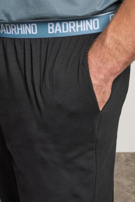 BadRhino Big & Tall Petrol Blue Lounge Trouser & T-Shirt Set | BadRhino 3