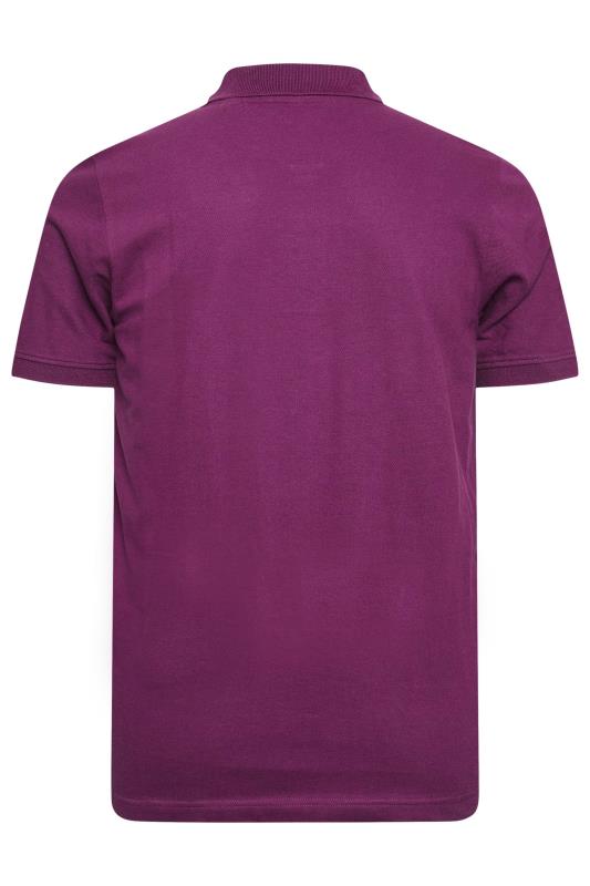 BadRhino Big & Tall Purple Core Polo Shirt | BadRhino  5