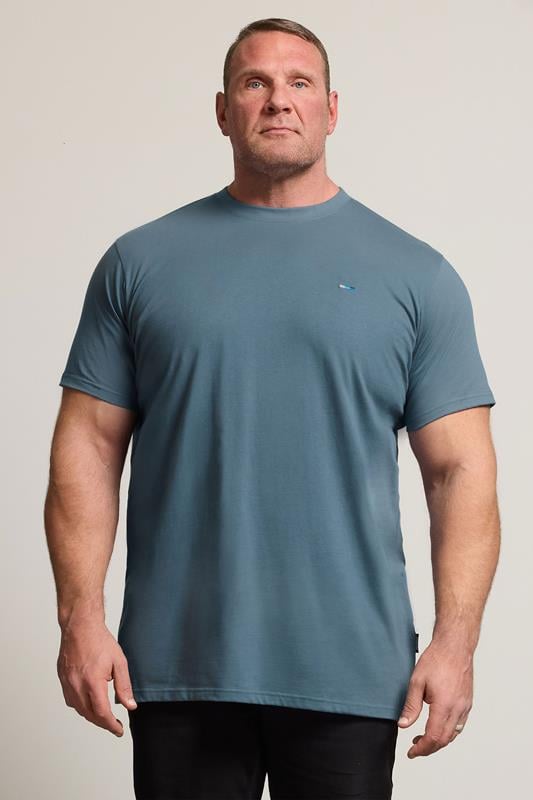 Men's  BadRhino Big & Tall Petrol Blue Extra Long Core T-Shirt