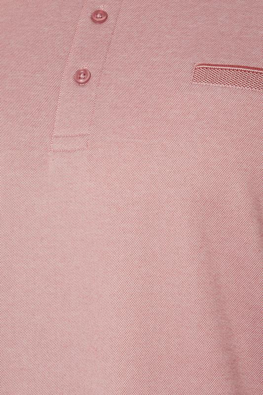 BadRhino Big & Tall Orange Chambray Polo Shirt | BadRhino 7