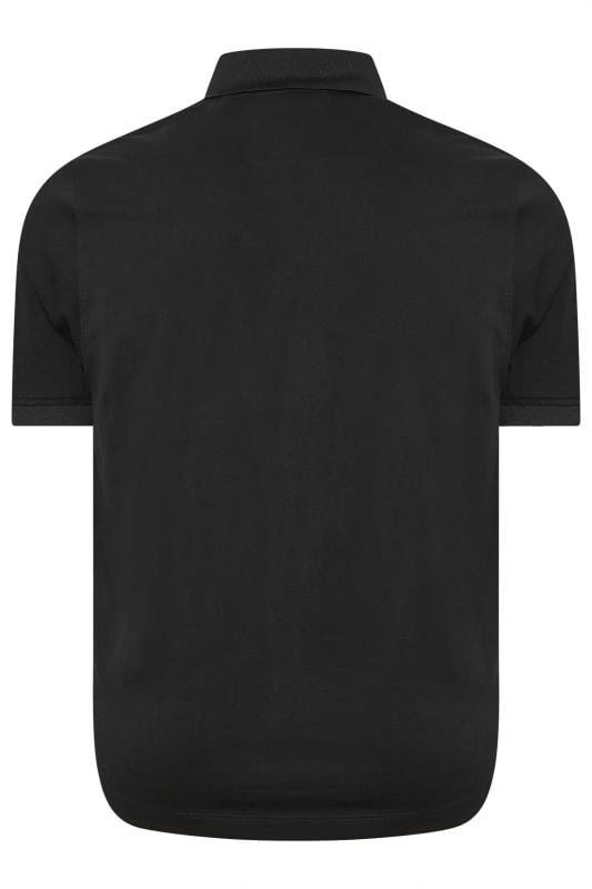 LUKE 1977 Big & Tall Black Polo Shirt | BadRhino 2