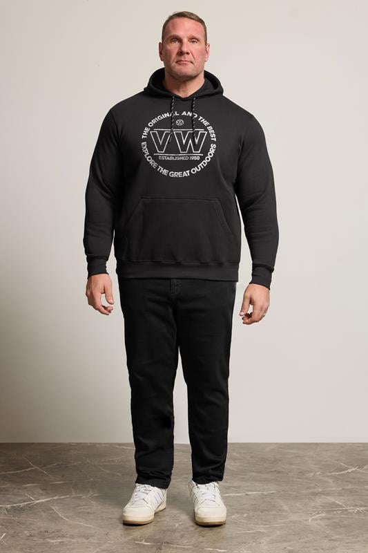 Men's  D555 Big & Tall Black Volkswagen Hoodie