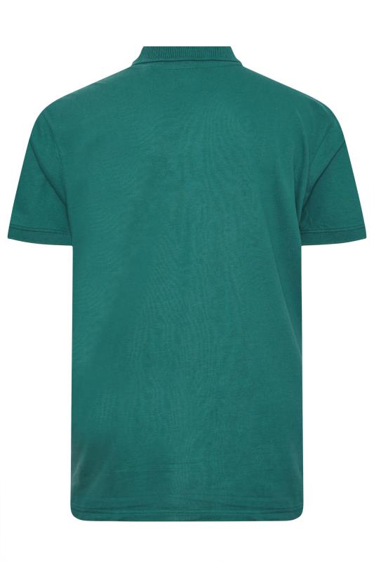 BadRhino Big & Tall Atlantic Deep Green Core Polo Shirt | BadRhino 5