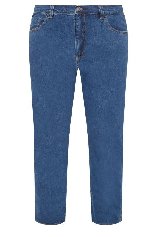 KAM Blue Regular Fit Stretch Jeans | BadRhino 3