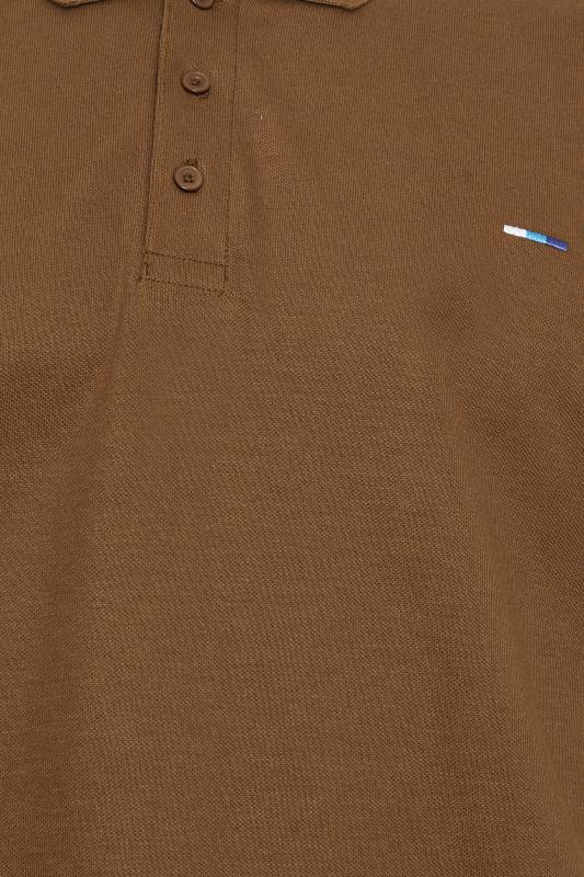 BadRhino Big & Tall Brown Core Polo Shirt | BadRhino 3