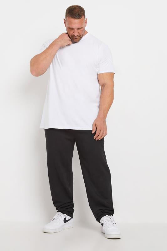 BadRhino Big & Tall Black Premium Open Hem Joggers | BadRhino 2