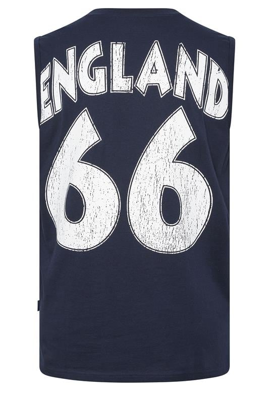BadRhino Big & Tall Navy Blue Extra Long England 66 Vest | BadRhino 7