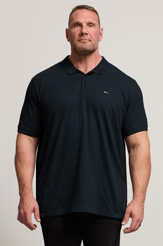 BadRhino Navy Blue Essential Polo Shirt | BadRhino 2