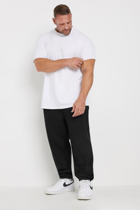 BadRhino Big & Tall Black Cuffed Joggers | BadRhino 2