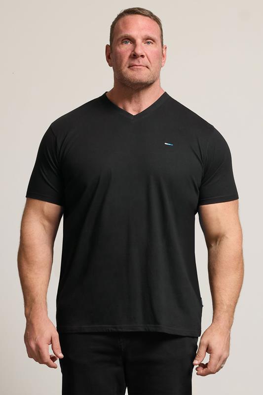 BadRhino Big & Tall Black/Red/Green/Blue/Navy Blue 5 Pack V-Neck T-Shirts | BadRhino 2