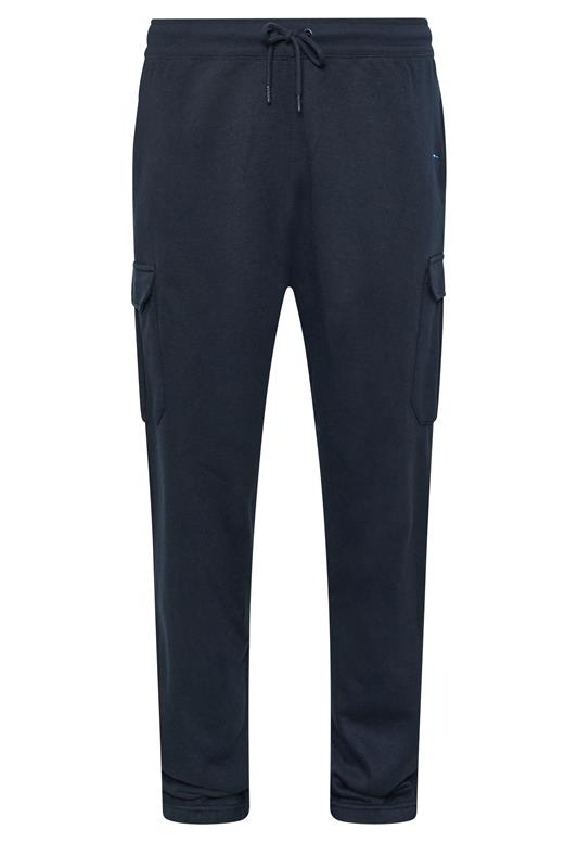 BadRhino Big & Tall Navy Blue Cargo Joggers | BadRhino 5