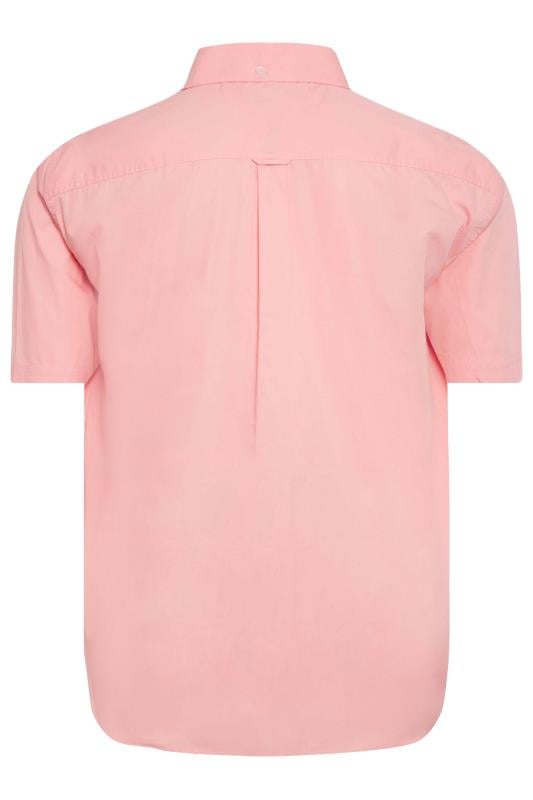 BadRhino Big & Tall Pink Poplin Shirt | BadRhino 4