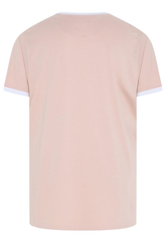 KAM Big & Tall Pink 'Paradiso' T-Shirt | BadRhino 2