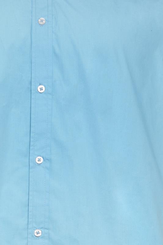 BadRhino Big & Tall Light Blue Poplin Shirt | BadRhino 4