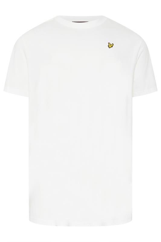 LYLE & SCOTT Big & Tall White Tartan Heritage Graphic T-Shirt | BadRhino 4