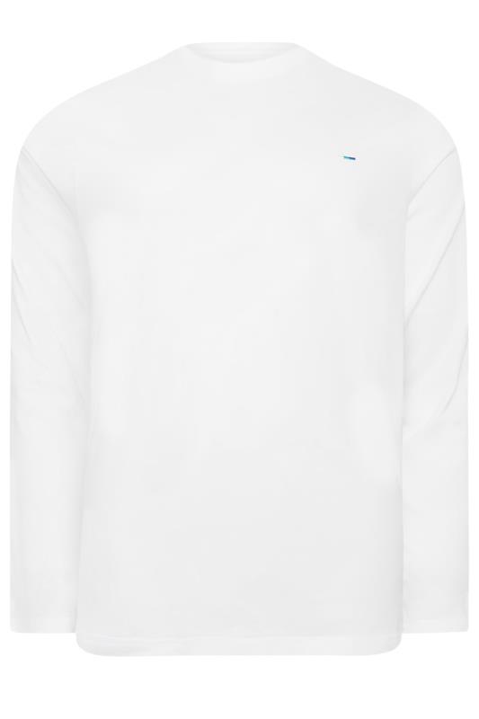 BadRhino Big & Tall White Extra Long Core Long Sleeve T-Shirt | BadRhino 3