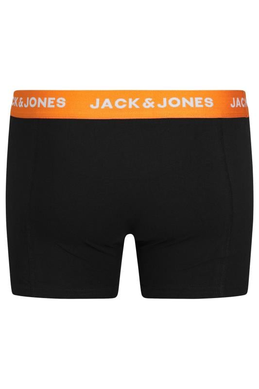 JACK & JONES Big & Tall 5 PACK Black 'Oliver' Trunks | BadRhino 8