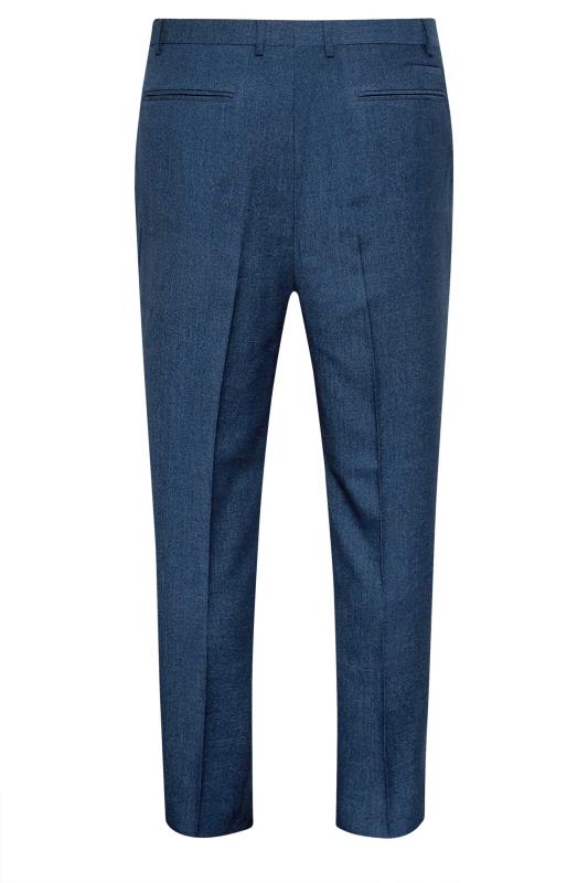 BadRhino Big & Tall Blue Wedding Suit Trousers | BadRhino 6