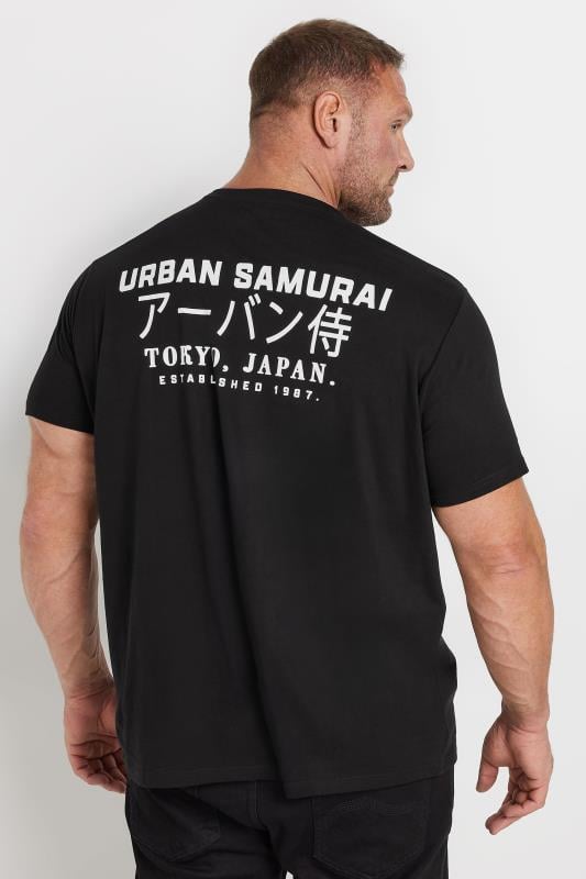 BadRhino Big & Tall 2 PACK Black & Sage Green 'Urban Samurai' T-Shirts | BadRhino 3