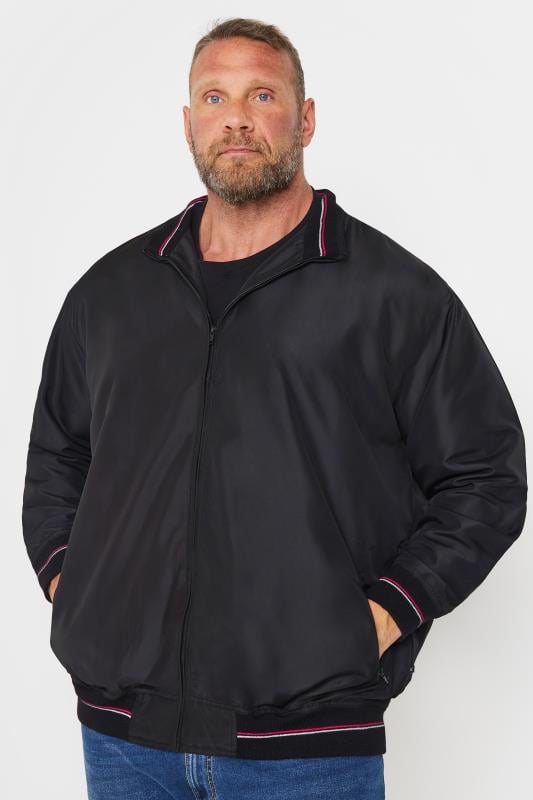 KAM Black Casual Jacket | BadRhino 1