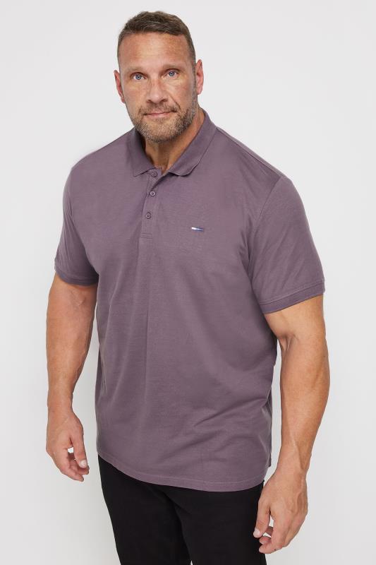 BadRhino Big & Tall Purple Polo Shirt | BadRhino 2