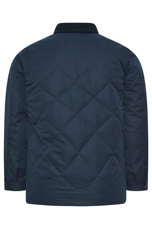 BadRhino Big & Tall Navy Blue Quilted Jacket | BadRhino 2