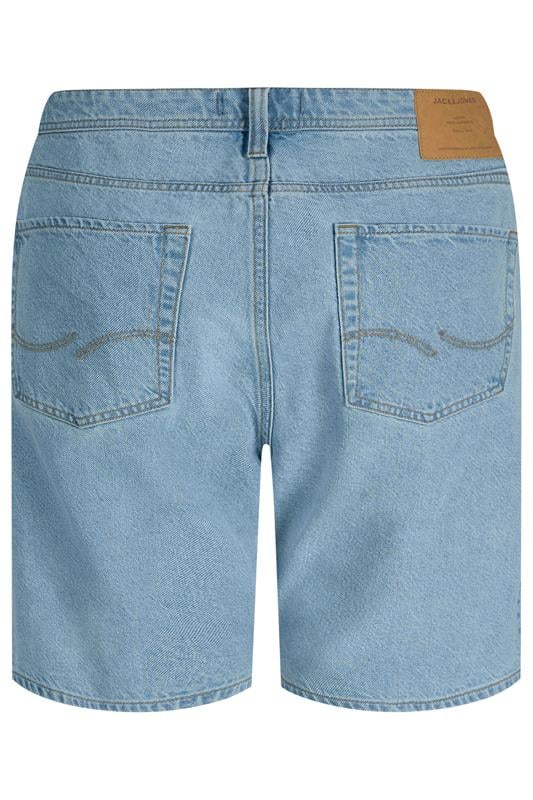 JACK & JONES Big & Tall Light Blue Denim Shorts | BadRhino 4