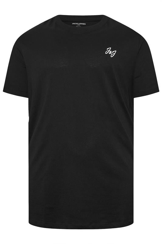 JACK & JONES Big & Tall 5 PACK White/Blue/Black/Green/Off-White T-Shirts | BadRhino 8
