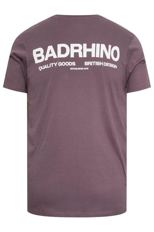 BadRhino Big & Tall 2 PACK Black & Purple 'BadRhino' T-Shirts | BadRhino 7