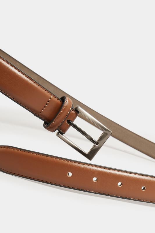 D555 Tan Brown Leather Belt | D555 3