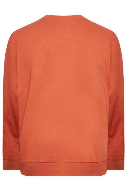 STUDIO A Big & Tall Orange Sweatshirt | BadRhino 5
