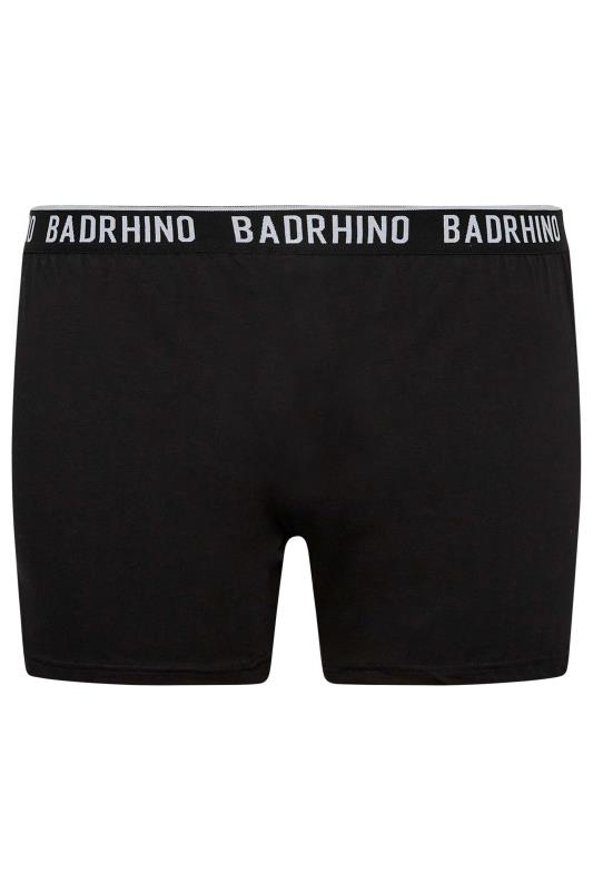 BadRhino Big & Tall 5 PACK Black Button Up Loose Fit Boxers | BadRhino 5