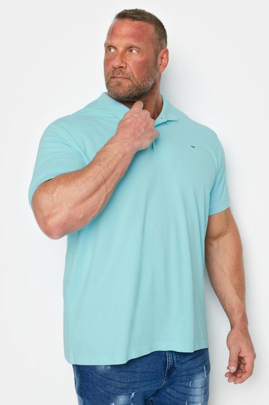 BadRhino Big & Tall Blue Polo Shirt | BadRhino 1