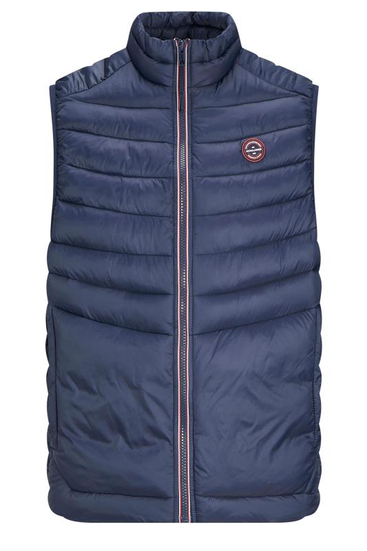 JACK & JONES Big & Tall Navy Collared Bodywarmer 2