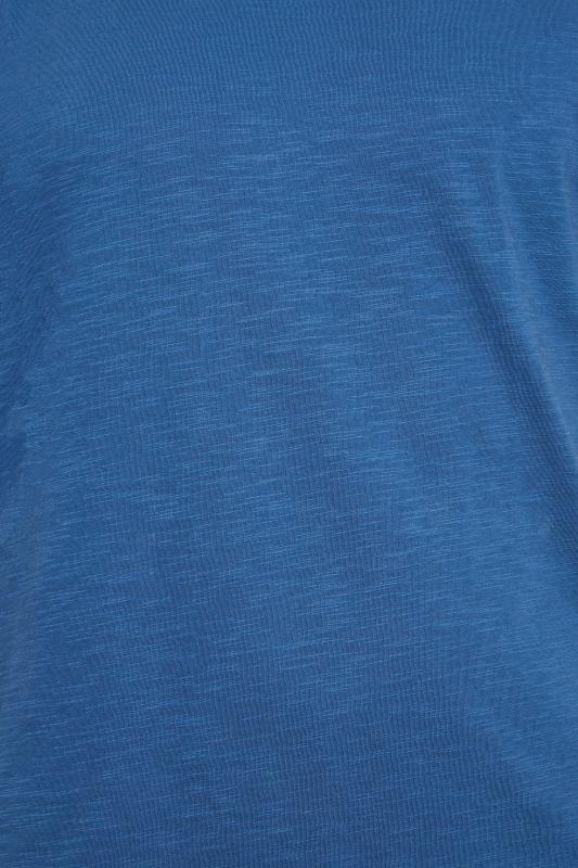 BadRhino Big & Tall Blue Slub T-Shirt | BadRhino 5