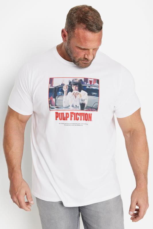 Men's  BadRhino Big & Tall White Pulp Fiction T-Shirt