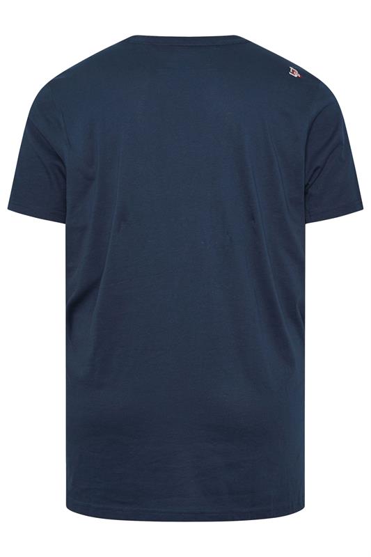 D555 Big & Tall Black 'All Fired Up' Graphic Print T-Shirt | BadRhino 4