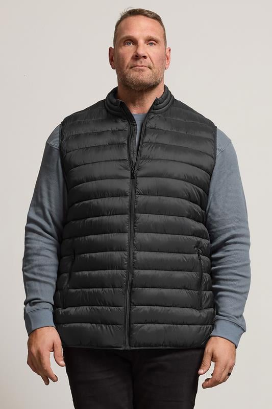 Men's  BadRhino Big & Tall Black Puffer Gilet