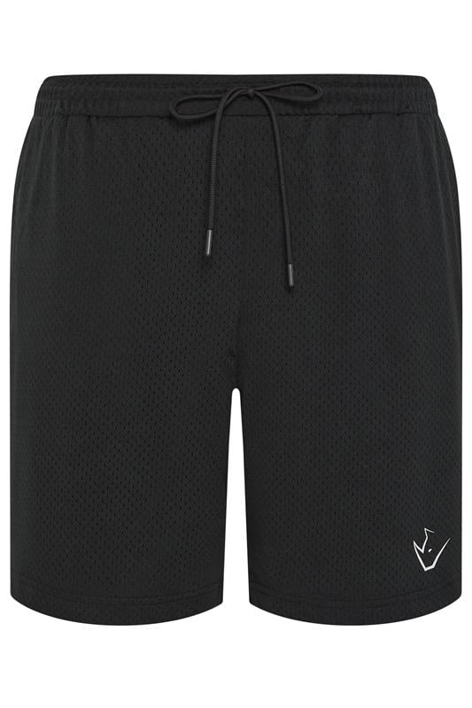 IronRhino Big & Tall Black Lightweight Mesh Shorts | IronRhino 5