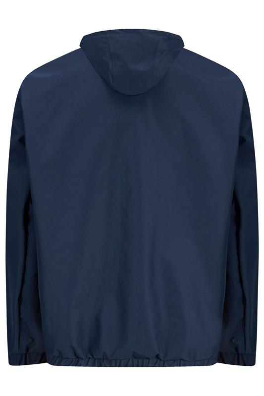 JACK & JONES Big & Tall Navy Blue Lightweight Jacket | BadRhino 2