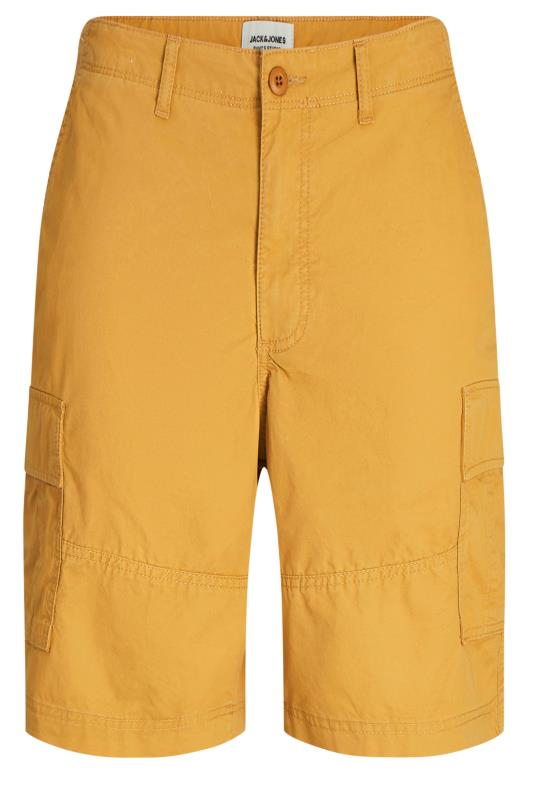 Men's  JACK & JONES Big & Tall Yellow Cargo Shorts