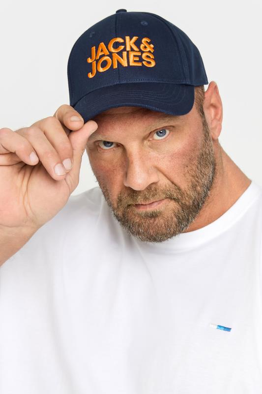 Men's  JACK & JONES Blue & Orange Baseball Cap