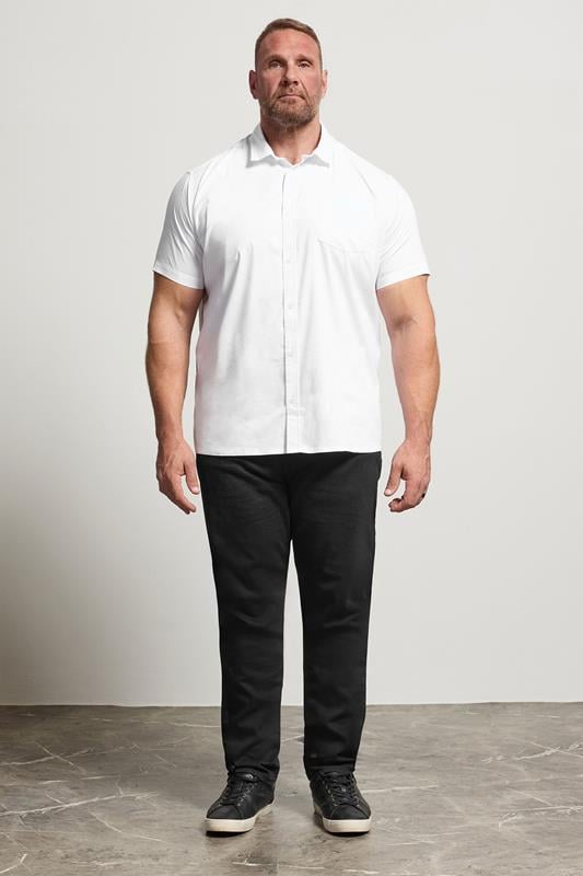 BadRhino Big & Tall White Short Sleeve Shirt | BadRhino 2