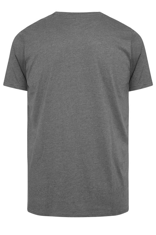 BadRhino Big & Tall Charcoal Grey Extra Long Core T-Shirt | BadRhino 2